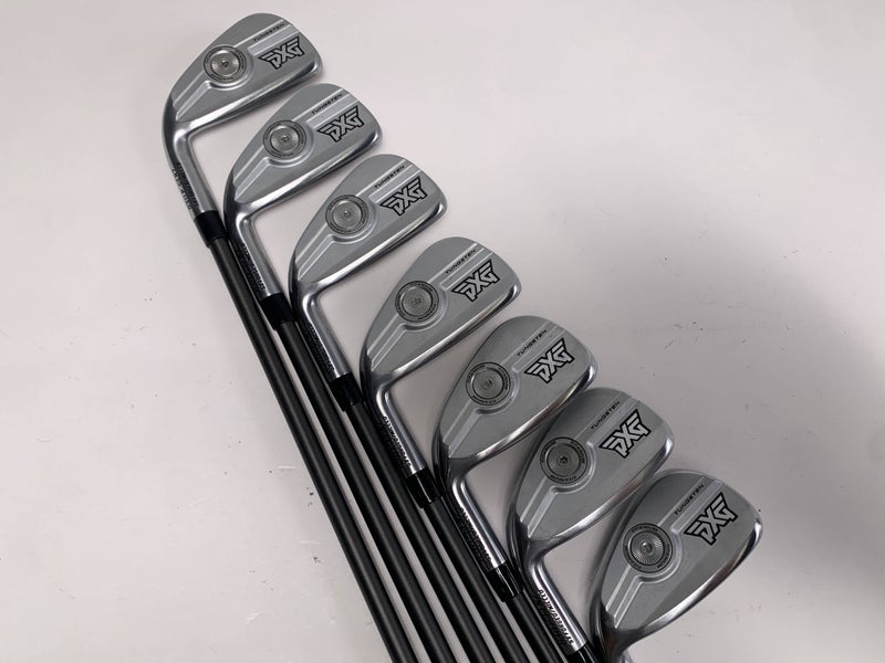 PXG 0311 P GEN7 Chrome Iron Set 4-PW AeroTech SteelFiber i110 Stiff LH
