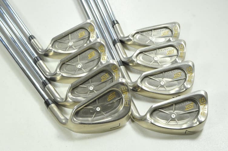 Ping ISI Nickel 4-W,LW Iron Set Regular Flex Right Rifle 5.5 Steel # 198111