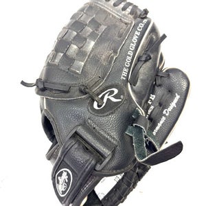 Used Rawlings DEREK JETER BB/SB Glove RH Throw Black 11" 11860-S000294836