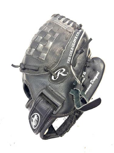 Used Rawlings DEREK JETER BB/SB Glove RH Throw Black 11" 11860-S000294836