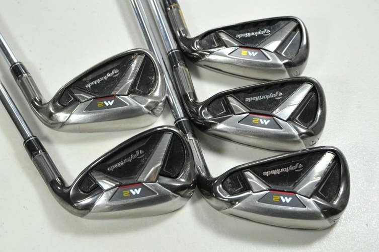 TaylorMade M2 2016 5-9 Iron Set Stiff Flex RH Reax High Launch 88 Steel # 184993