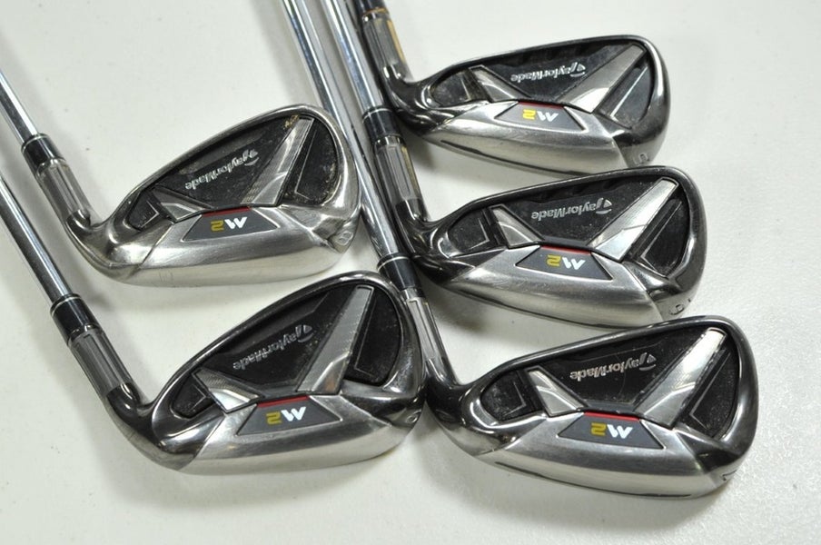TaylorMade M2 2016 5-9 Iron Set Stiff Flex RH Reax High Launch 88 Steel # 184993