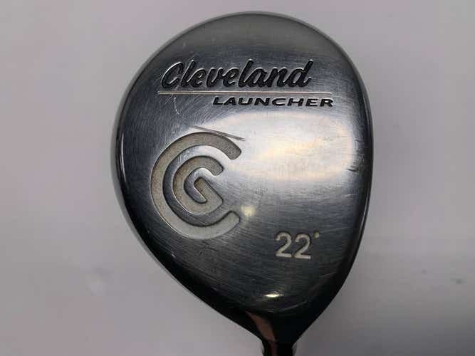Cleveland Launcher 7 Fairway Wood 22* Launcher Gold 65g Stiff Graphite Mens RH