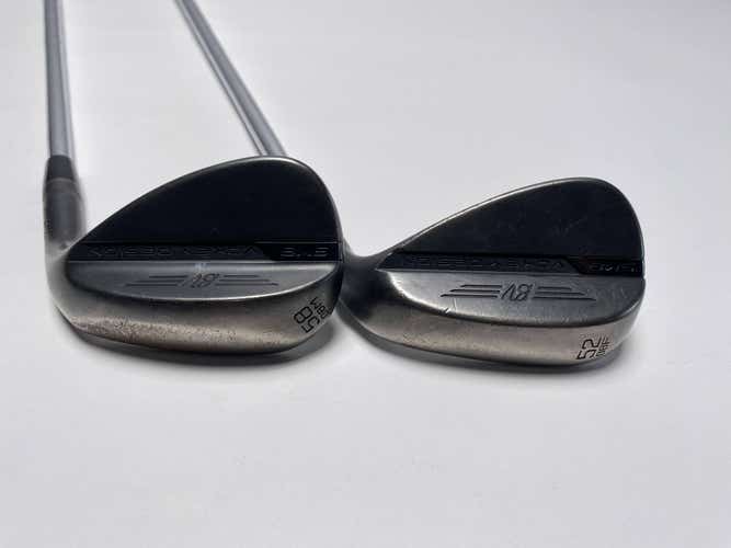 Titleist Vokey SM8 Jet Black Wedge Set 52* 8 58* 8 Wedge Steel Mens RH
