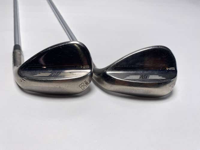 Titleist Vokey SM9 Brushed Steel Wedge Set 54* 12 | 58* 8 Wedge Steel Mens RH