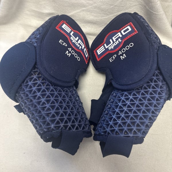 Senior Adult Size Medium EURO Sport EP 4000 Ice Hockey Player Elbow Pads