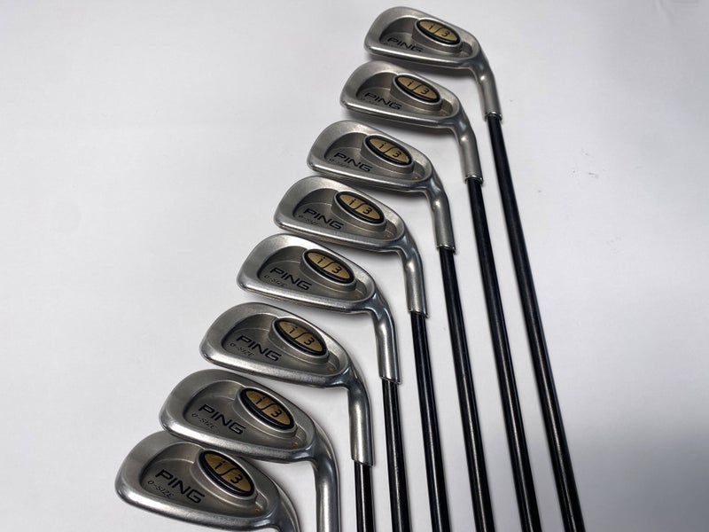 Ping i3 Oversize Iron Set 4-PW+GW+SW Gold Dot 3.75* Flat 350 Ladies RH No 9i