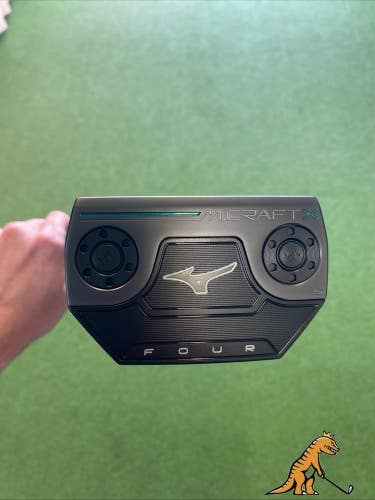 Mint LH Mizuno M-Craft X Four 35 Mallet Putter + HC