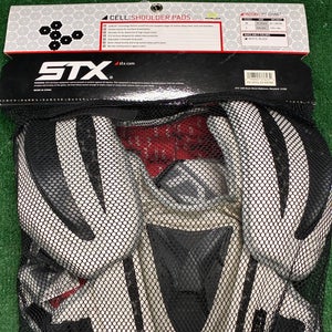 Large Youth STX Cell Shoulder Pads (New)