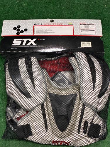 Large Youth STX Cell Shoulder Pads (New)