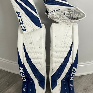 35"+ 2 CCM Extreme flex 4.9 Regular Goalie Full Set  (Used)