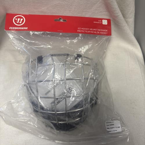 Brand new adult size small warrior ice hockey helmet face mask