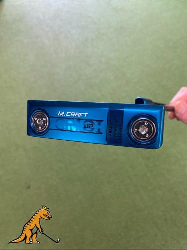 Mint Mizuno M-Craft Omoi 02 Blue 34 Blade Putter + HC