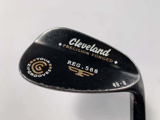 Cleveland 588 Black Pearl 2012 Gap Wedge GW 48* 8 TT DG S400 Wedge Steel Mens RH