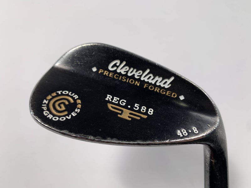 Cleveland 588 Black Pearl 2012 Gap Wedge GW 48* 8 TT DG S400 Wedge Steel Mens RH