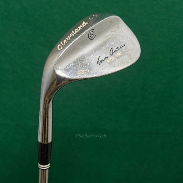 LH Cleveland Tour Action REG 588 Chrome 56 Sand Wedge True Temper Steel Wedge