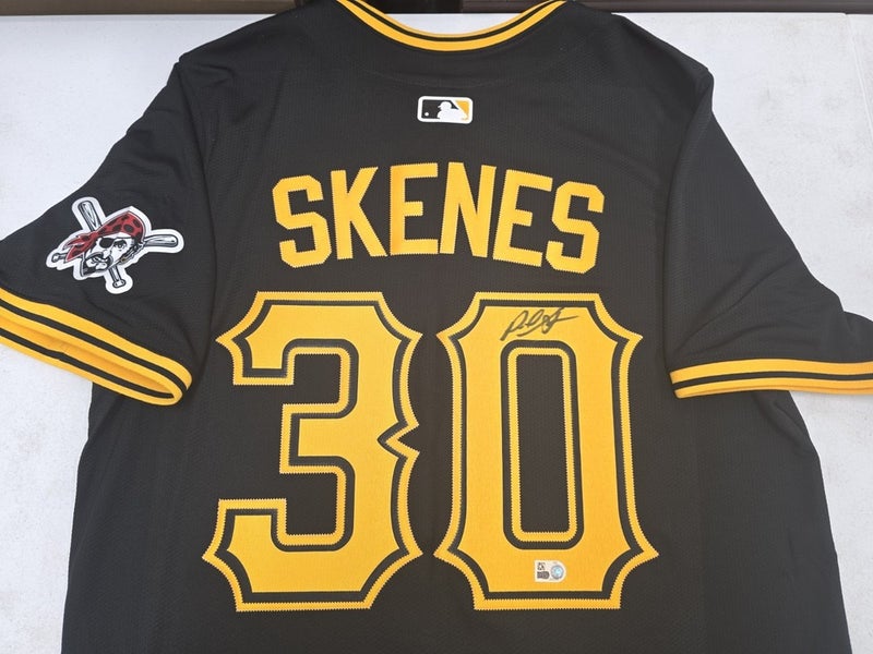 Pirates PAUL SKENES Signed Auto REAL 2025 Jersey Fanatics MLB Holo COA