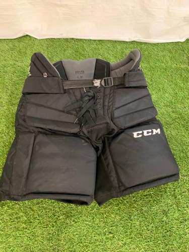 Black Intermediate Small CCM Premier R1.9 Hockey Goalie Pants (Used)