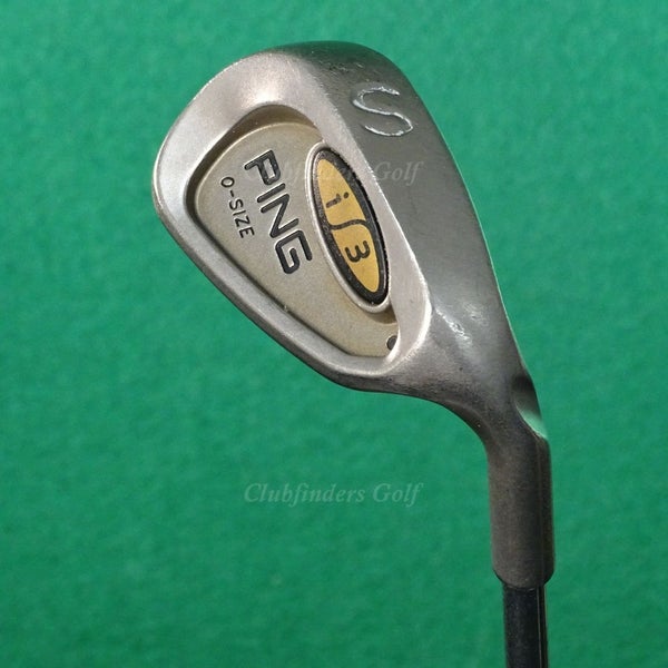 Ping i3 O-Size Black Dot SW Sand Wedge Factory Cushin JZ Steel Stiff