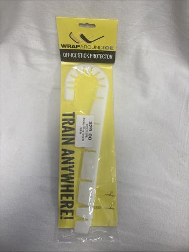 Off Ice Hockey Stick Blade Protector Wrap Around White Protector - NEW IN PACK!