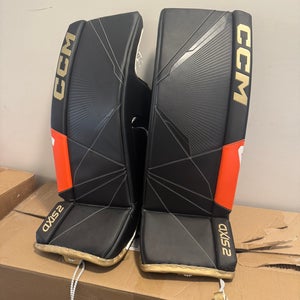 33"+1 CCM Axis 2 Pro Custom Goalie Leg Pads(New)
