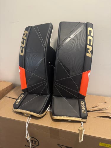 33"+1 CCM Axis 2 Pro Custom Goalie Leg Pads(New)