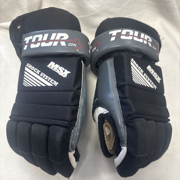 Adult Size Small TOUR MSX Ice Hockey Player Gloves 12.5-14.5