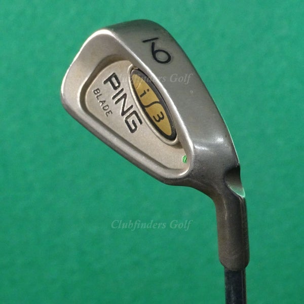 Ping i3 Blade Green Dot Single 9 Iron Cushin JZ Steel Stiff