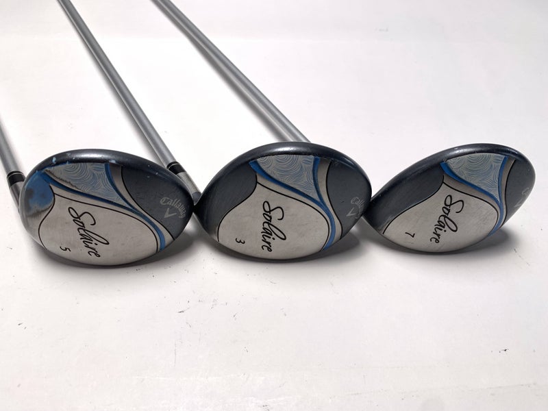 Callaway Solaire Wood Set 3 5 7 | 15* 18* 21* Ladies Graphite Womens RH