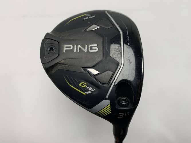 Ping G430 Max 3 Fairway Wood 15* Alta CB 65g Stiff Graphite Mens RH