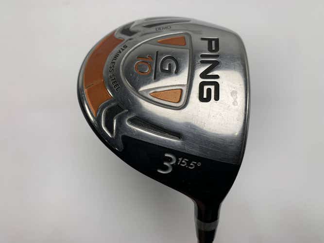 Ping G10 3 Fairway Wood Demo 15.5* TFC 129 F Regular Graphite Mens RH