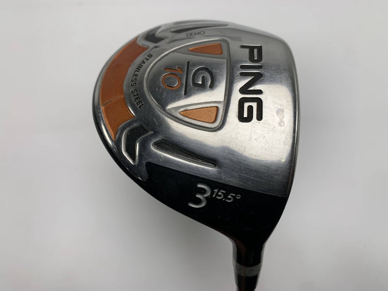 Ping G10 3 Fairway Wood Demo 15.5* TFC 129 F Regular Graphite Mens RH