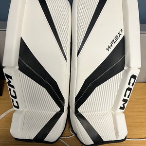 24"  2025 CCM YFlex Goalie Leg Pads (New)