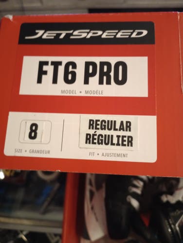 *Unused* CCM JetSpeed FT6 Pro Hockey Skates Regular Width 8 (New)