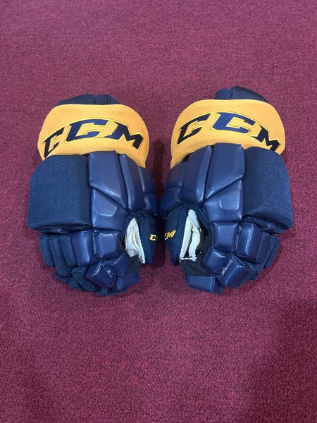 Erie Otters CCM HG42PP 13" Pro Stock (New) Gloves Item#EOCHG
