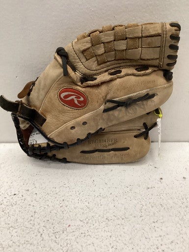 Used Rawlings RBG224BFR BB/SB Glove RH Throw Brown 11" 11443-S000196160