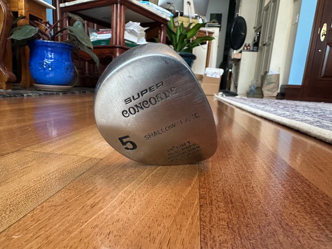 Super Concorde Shallow Face 5 Wood Golf Club w/ Paragon Shaft