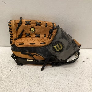 Used Wilson A0362 BB/SB Glove LH Throw Black 14" 11443-S000196151