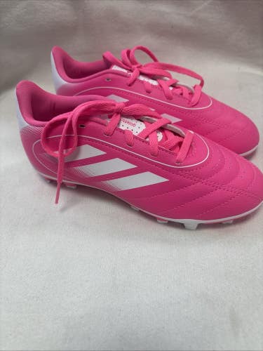 Brand New Girls Youth Size 2 Adidas Goletto Outdoor Soccer Cleats. Pink.