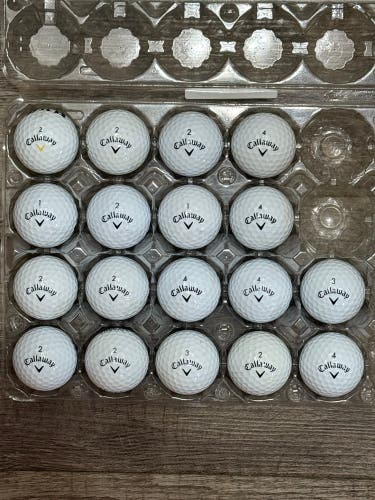 18 Callaway Warbird Golf Balls