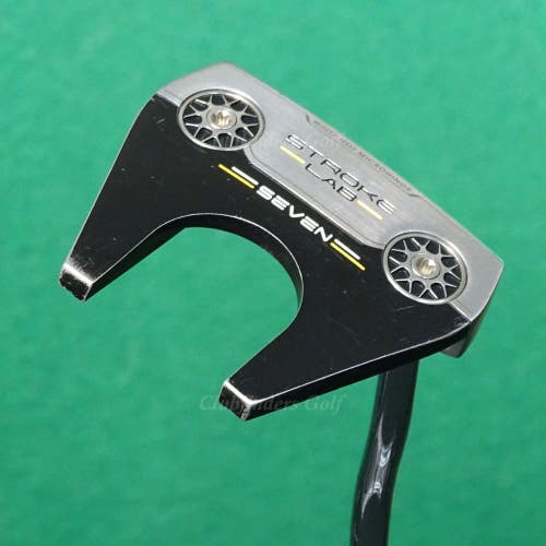 Odyssey Stroke Lab Seven 34" Double-Bend Mallet Putter Golf Club W/ Headcover