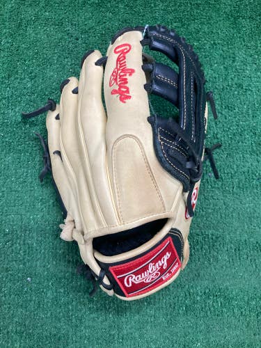 Black Rawlings Gold Glove Elite RH Infield Baseball Glove 11.75" (Used)