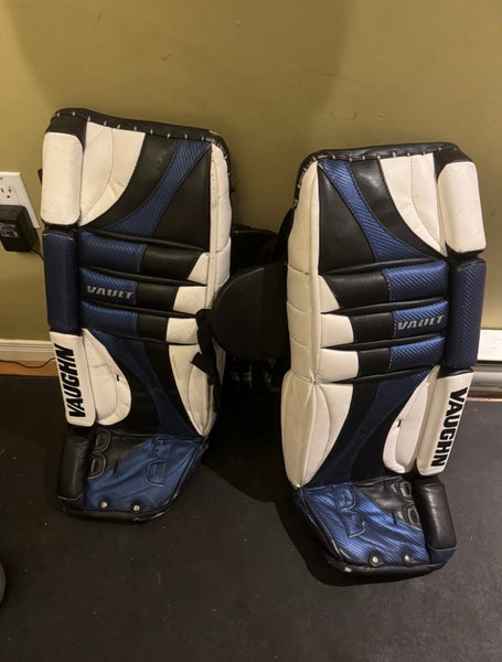 Used  Vaughn Vault Goalie Leg Pads -