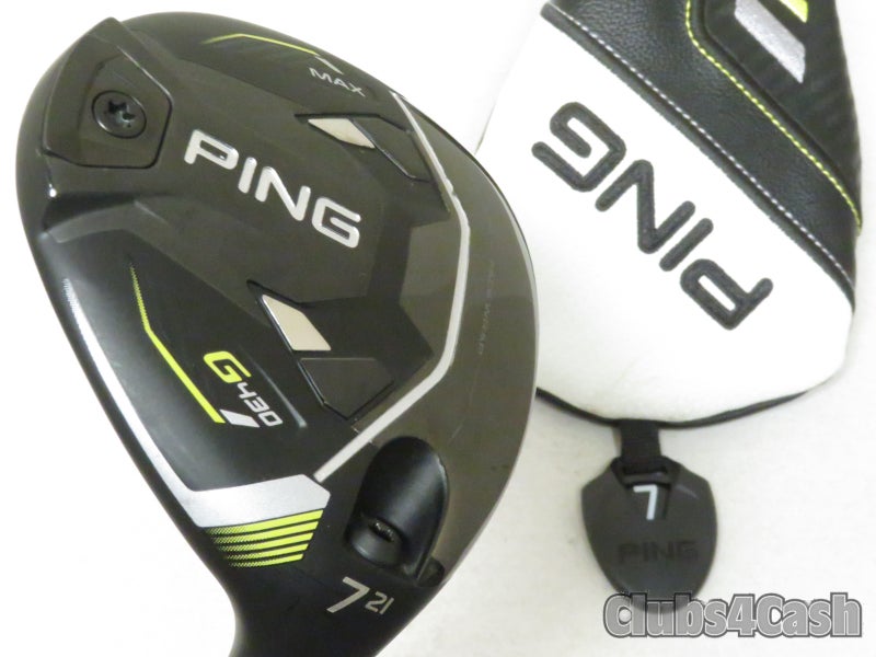 PING G430 Max Fairway 21  7 Wood Alta CB 65 Black Stiff Flex +Cover  Near MINT