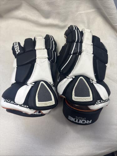 Junior Size Medium 12 Inch Maverik ROME RX Lacrosse Gloves