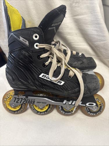 Junior Size 4 Bauer RS In-line Street Hockey Skates. Rollerblades