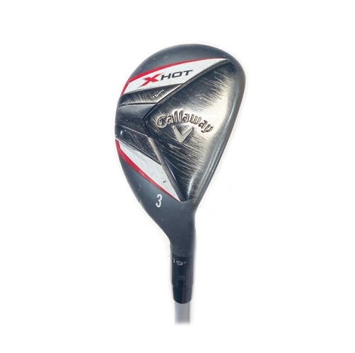 Callaway X Hot 19* 3 Hybrid/Rescue Graphite X Hot H-70g Stiff Flex