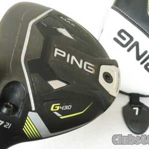 PING G430 Max HL Fairway 21  7 Wood Alta CB 65 Black Stiff Flex +Cover  LEFT LH
