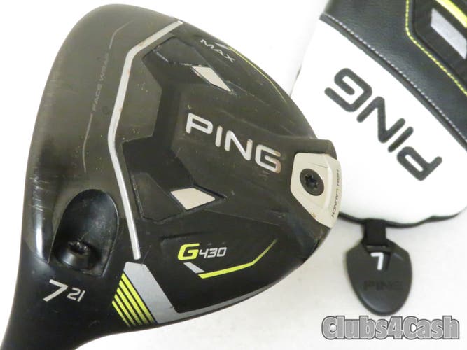 PING G430 Max HL Fairway 21  7 Wood Alta CB 65 Black Stiff Flex +Cover  LEFT LH