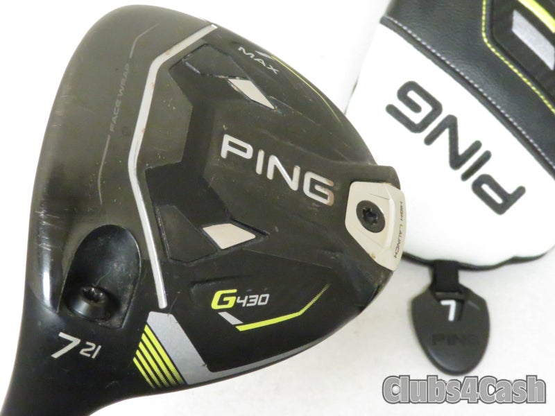 PING G430 Max HL Fairway 21  7 Wood Alta CB 65 Black Stiff Flex +Cover  LEFT LH